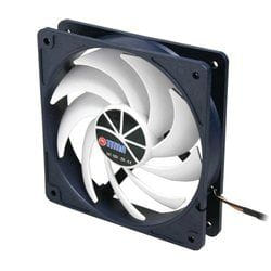 Titan TFD-12025H12ZP/KU(RB) système de refroidissement d’ordinateur Boitier PC Ventilateur Noir, Blanc