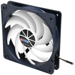Titan TFD-14025H12ZP/KU(RB) système de refroidissement d’ordinateur Boitier PC Ventilateur 14 cm Noir, Blanc