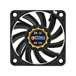 Titan TFD-6010L12Z système de refroidissement d’ordinateur Boitier PC Ventilateur 6 cm Noir