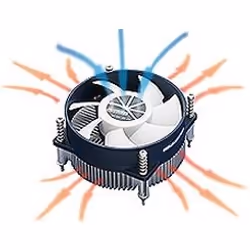 Titan TTC-NA32TZ/R système de refroidissement d’ordinateur Processeur Refroidisseur Aluminium, Noir, Blanc