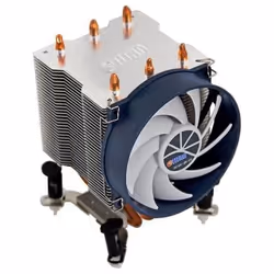 Titan TTC-NK35TZ/R(KU), Refroidisseur d'air, 9,5 cm, 2200 tr/min, 21 dB, 32,76 cfm, Aluminium, Noir, Blanc