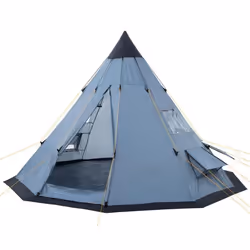 CampFeuer Tente tipi pour 4 personnes Spirit Tente tipi dextérieur gris