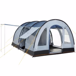 CampFeuer Tente tunnel TunnelX  bleu - gris  Grande tente familiale