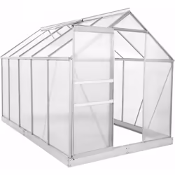 Zelsius Serre en aluminium pour le jardin | 310 x 190 cm | Panneaux de 6 mm | Utilisable serre à tomates, châssis de couche e ...