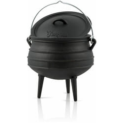Bbq-toro - Potjie 4 avec pieds 12 litres Chaudron de sorcière en fonte Pot
