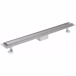 Zelsius Caniveau d'écoulement en acier inoxydable (90 cm) pour votre douche Carrelable, pour montage dans une chape, avec sip ...