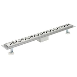 Zelsius Canal de douche en acier inoxydable Hervey Bay  80 cm