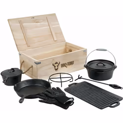 BBQ-Toro Set de Dutch Oven Qu´est-ce que le dutch oven ? Une casserole traditionnelle lourde en fonte et un couvercle parfait ...