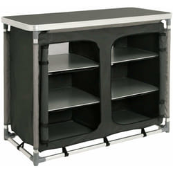CampFeuer Armoire de camping, cuisine de camping avec cadre en aluminium