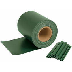 Bande d'intimité pour tapis à double tringle 35 m x 19 cm vert