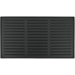 Bbq-toro - Plaque de gril en fonte 44 x 24,5 cm Plaque réversible, émaillée