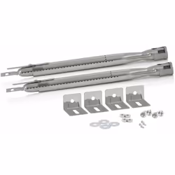 BBQ-Toro Ensemble de brûleurs universels en acier inoxydable 2 pièces | réglable 35 - 42 cm | brûleur de rechange pour gril à ...