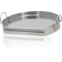 BBQ-Toro Plaque de grill universelle en acier inoxydable Plancha de bbq rond