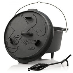 BBQ-Toro AB974097 cocotte en céramique 9 L Noir