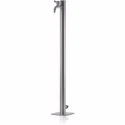 Zelsius Distributeur d'eau en acier inoxydable "Wellington" Avec robinet d'eau en acier inoxydable et kit de montage Avec cet ...