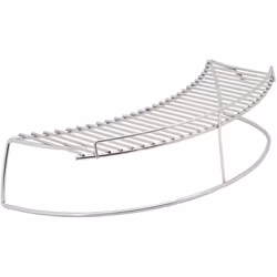 BBQ-Toro Grille chauffante ronde en acier inoxydable | Grille chauffante universelle Barbecue sur deux étages Transformez vot ...