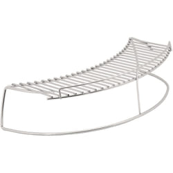 Grille chauffante ronde en acier inoxydable 45 x 14 x 10 cm convient aux grilles de marmite et Kamado de ø 57 cm grille de gril pour le 2ème niveau