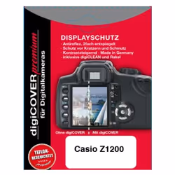 DigiCover N1470, Transparent, Casio, Casio Z1200, 1 pièce(s), Protecteur d'écran