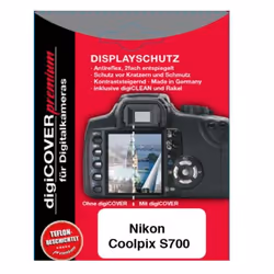DigiCover N1542, Transparent, Nikon, Nikon Coolpix S700, 1 pièce(s), Protecteur d'écran
