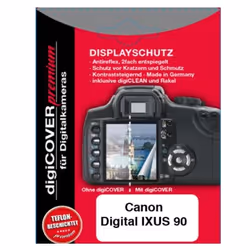 DigiCover N1805, Transparent, Canon, Canon Digital IXUS 90, 1 pièce(s), Protecteur d'écran