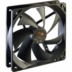Inter-Tech F-120-S, Ventilateur, 12 cm, 1200 tr/min, 20 dB, 90,1 cfm, Noir