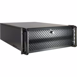 Inter-Tech IPC 4U-4129L, Support, Serveur, Métallique, Argent, ATX, EATX, micro ATX, Acier, 4U