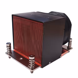 Inter-Tech R-14 Processeur Refroidisseur d'air 6 cm Noir