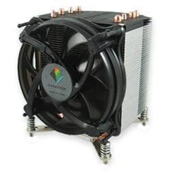 Inter-Tech K-17 Processeur Refroidisseur 9,2 cm Aluminium, Noir