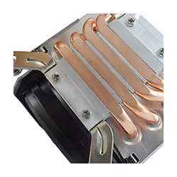 Inter-Tech K-17 Processeur Refroidisseur 9,2 cm Aluminium, Noir