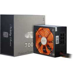 Inter-Tech Coba Nitrox Nobility CN-700 NS unité d'alimentation d'énergie 700 W 20+4 pin ATX ATX Noir, Orange