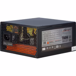 Inter-Tech Coba Nitrox Nobility CN-700 NS unité d'alimentation d'énergie 700 W 20+4 pin ATX ATX Noir, Orange