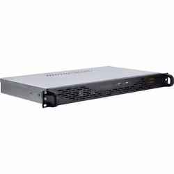 Inter-Tech 1U K-125L, mini ITX, Serveur, Gris, ITX, Acier, HDD, LAN, Énergie