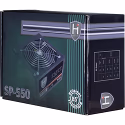 Inter-Tech HIPOWER SP-550 unité d'alimentation d'énergie 550 W 20+4 pin ATX ATX Noir - Vue supplémentaire 4