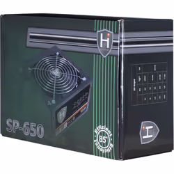 Inter-Tech HIPOWER SP-650 unité d'alimentation d'énergie 650 W 20+4 pin ATX ATX Noir - Vue supplémentaire 4