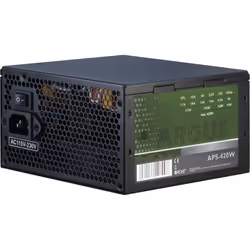 Inter-Tech Argus APS, 420 W, 115 - 230 V, 47 - 63 Hz, +12V1,+12V2,+3.3V,+5V,+5Vsb,-12V, Actif, 103 W