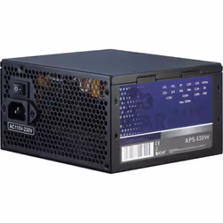 Inter-Tech Argus APS, 520 W, 115 - 230 V, 47 - 63 Hz, +12V1,+12V2,+3.3V,+5V,+5Vsb,-12V, Actif, 120 W