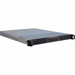 Inter-Tech IPC 1U-10255, Support, Serveur, Noir, ATX, EATX, micro ATX, Mini-ITX, SSI CEB, Acier, HDD, Réseau, Énergie