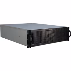 Inter-Tech 3U-30240, Support, Serveur, Noir, ATX, Flex-ATX, micro ATX, Mini-ATX, Mini-ITX, Acier, 3U