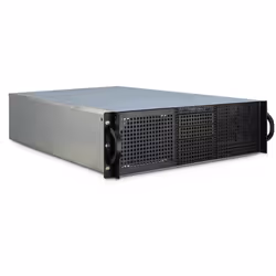 Inter-Tech 3U-30255, Support, Serveur, Noir, Acier inoxydable, ATX, micro ATX, Mini-ITX, SSI CEB, Acier, 3U