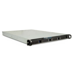 Inter-Tech IPC 1U-1404 Support Noir, Acier inoxydable