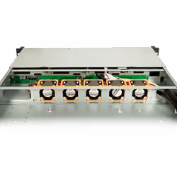 Inter-Tech IPC 1U-1404 Support Noir, Acier inoxydable