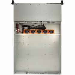 Inter-Tech IPC 1U-1404 Support Noir, Acier inoxydable