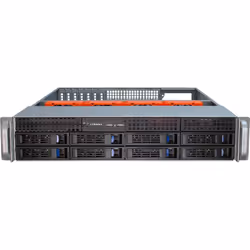 Inter-Tech IPC 2U-2408 Support Noir, Acier inoxydable - Vue supplémentaire 4