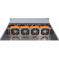 Inter-Tech IPC 2U-2408 Support Noir, Acier inoxydable - Vue supplémentaire 7