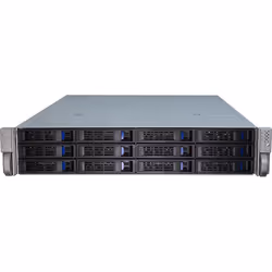 Inter-Tech IPC 2U-2412 Support Noir, Argent