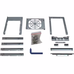 Inter-Tech 4U-4424 Support Noir, Argent - Vue supplémentaire 10