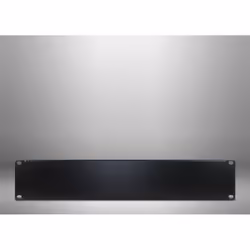 Inter-Tech 88887150, Panneau caché, Noir, Acier, 2U, 48,3 cm (19"), 482 mm