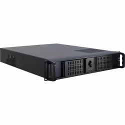 Inter-Tech IPC 2U-2098-SL, Support, Serveur, Noir, ATX, micro ATX, Mini-ITX, Acier, 2U
