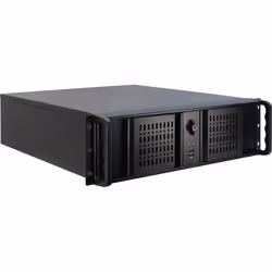 Inter-Tech 3U-3098-S, Support, Serveur, Noir, ATX, micro ATX, Mini-ITX, Acier, 3U