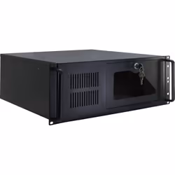 Inter-Tech IPC 4U-4088-S, Support, Serveur, Noir, ATX, micro ATX, Mini-ITX, Acier, 4U